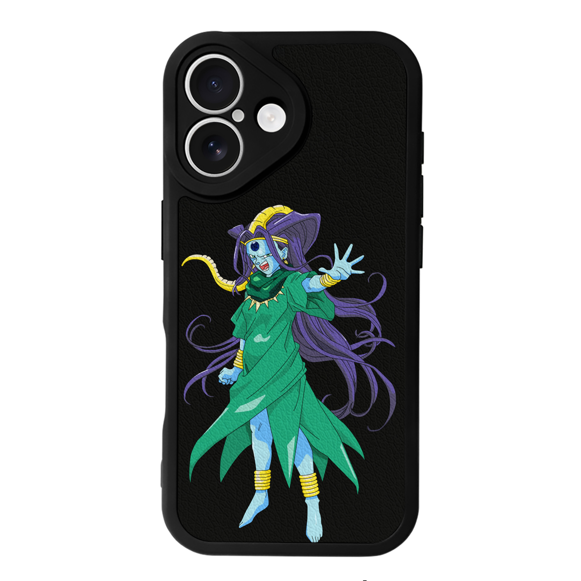 （画像用） ドラゴンボール DRAGON BALL 【iPhone 16シリーズ対応】シリコンスマホケース（レザー調） 材質：シリコン